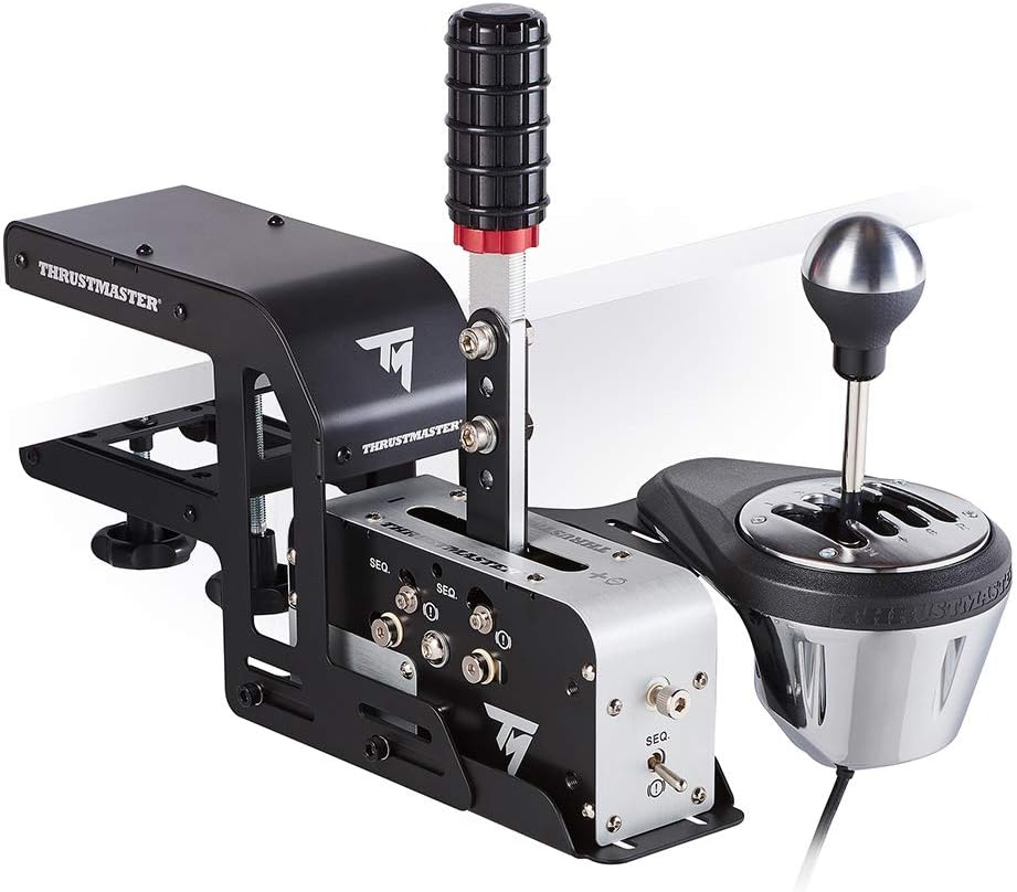 Thrustmaster TM Racing Clamp —sturdy practical solution for your TSS Handbrake Sparco Mod (+) and your TH8A Add-On Shifter