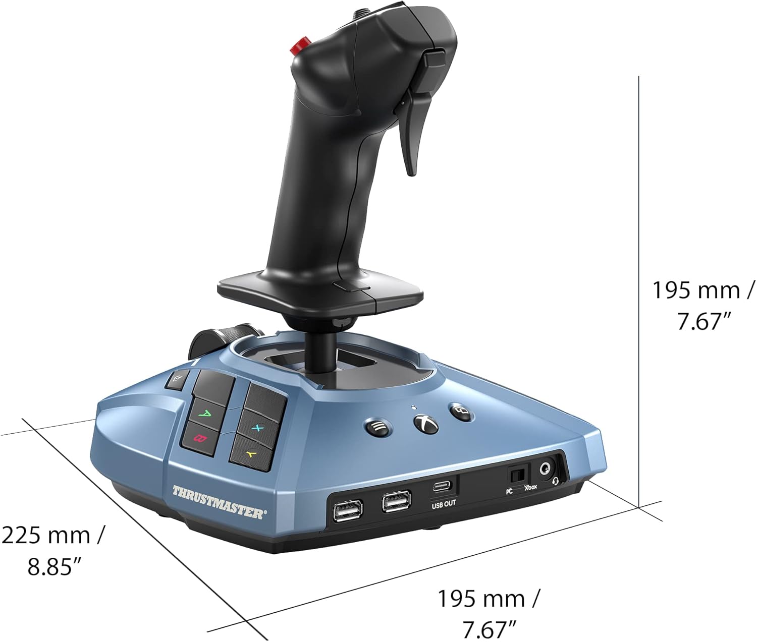 Thrustmaster TCA Sidestick X Airbus Edition, Ergonomic Replica of The Airbus Sidestick, Officially Licensed for Xbox Series X|S & Windows
