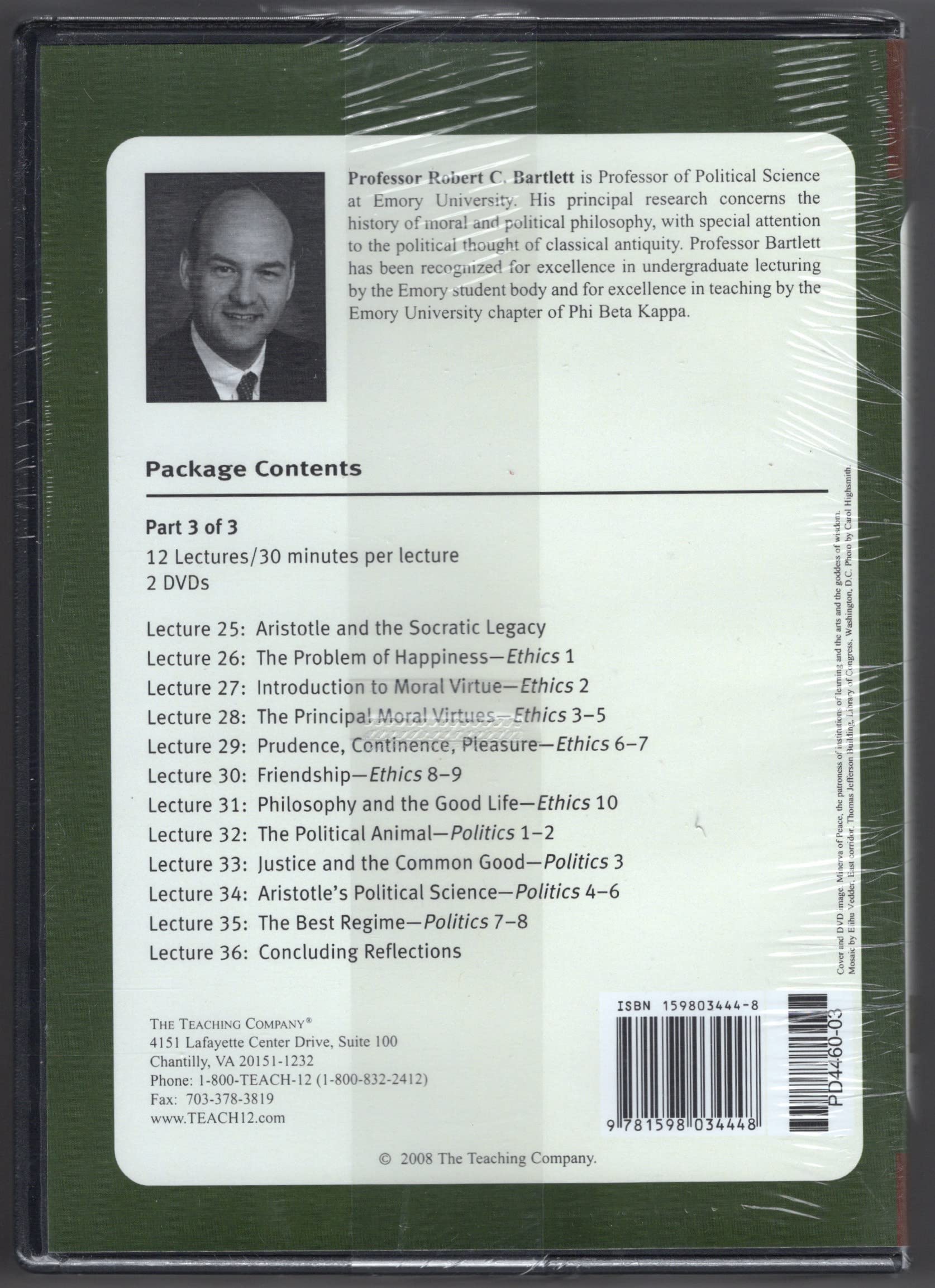 The Great Courses: Masters of Greek Thought: Plato, Socrates, and Aristotle (DVD)