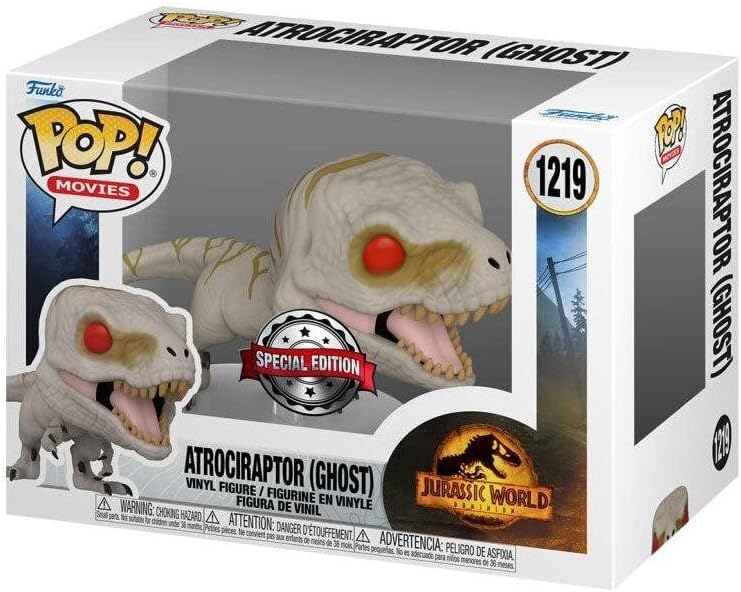 JURASSIC WORLD 3 - POP Movies N° 1219 - Atrociraptor (Ghost)