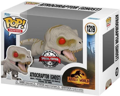 JURASSIC WORLD 3 - POP Movies N° 1219 - Atrociraptor (Ghost)