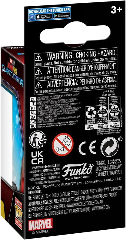 Funko Pop! Keychain Marvel: Ant-Man Quantumania - Ant-Man - Neuartiger Schlüsselanhänger - Vinyl-Minifigur Zum Sammeln - Strumpffüller - Geschenkidee - Offizielle Handelswaren - Movies Fans