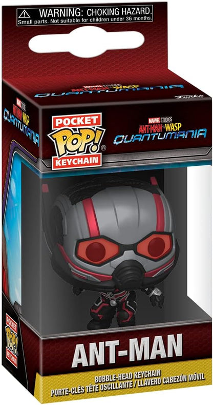 Funko Pop! Keychain Marvel: Ant-Man Quantumania - Ant-Man - Neuartiger Schlüsselanhänger - Vinyl-Minifigur Zum Sammeln - Strumpffüller - Geschenkidee - Offizielle Handelswaren - Movies Fans
