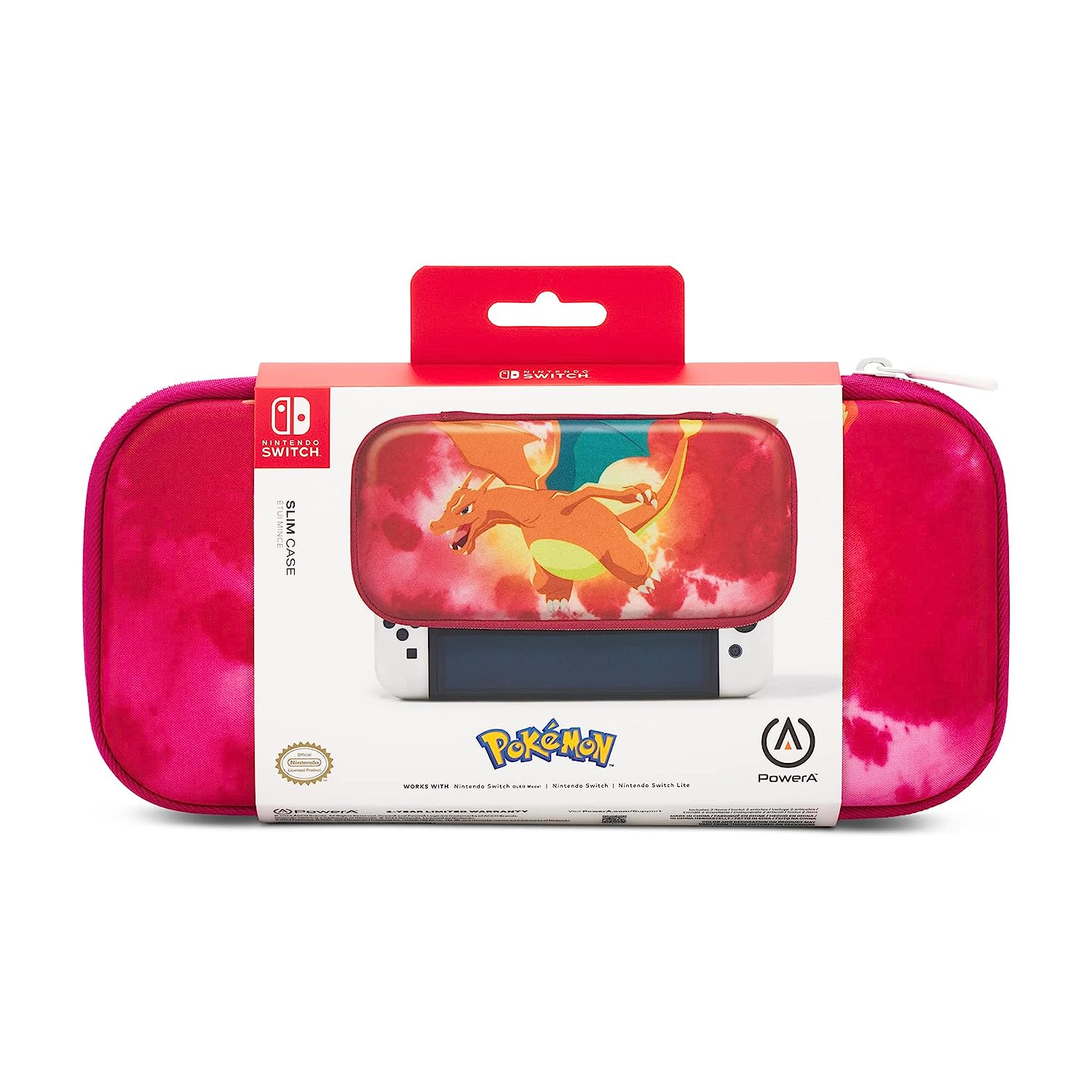 PowerA Slim Case for Nintendo Switch Systems - Tie Dye Charizard Powera Various