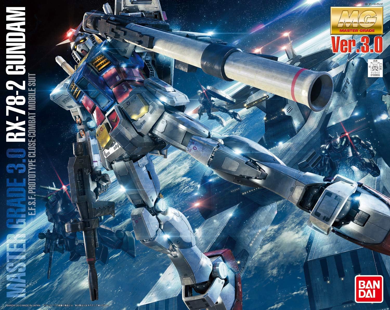 Figurine Bandai Gundam RX-78-2 V3.0 Gunpla MG (1/100