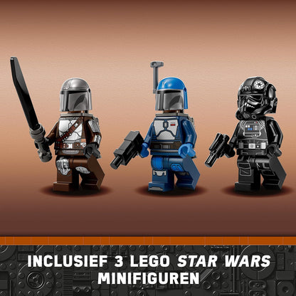 LEGO 75348 Star Wars Mandalorian Fang Fighter vs. TIE Interceptor, Starfighter Building Toy Set for Kids with 3 Minifigures & 75325 Star Wars The Mandalorian's N-1 Starfighter Building Toy + N-1 Starfighter Building Toy