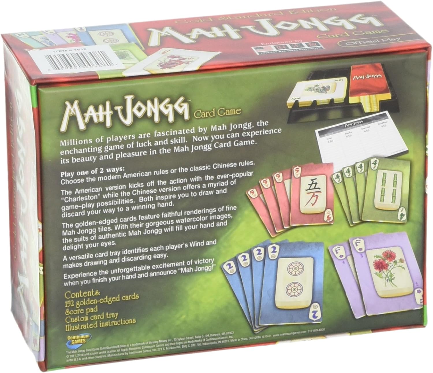 Continuum Games Mah Jongg