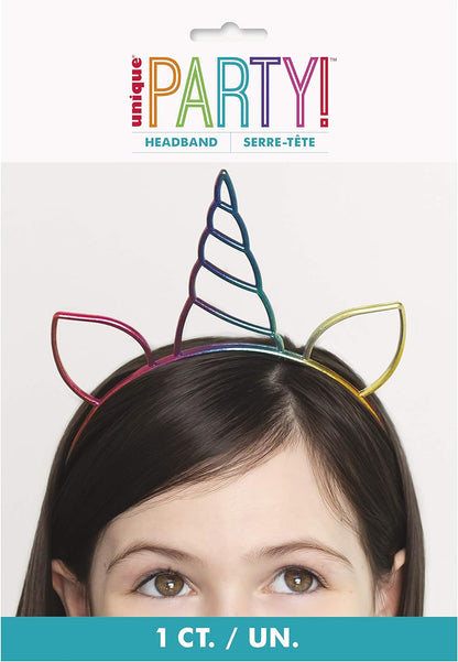 Unique Party: Rbow Unicorn Prty Headband