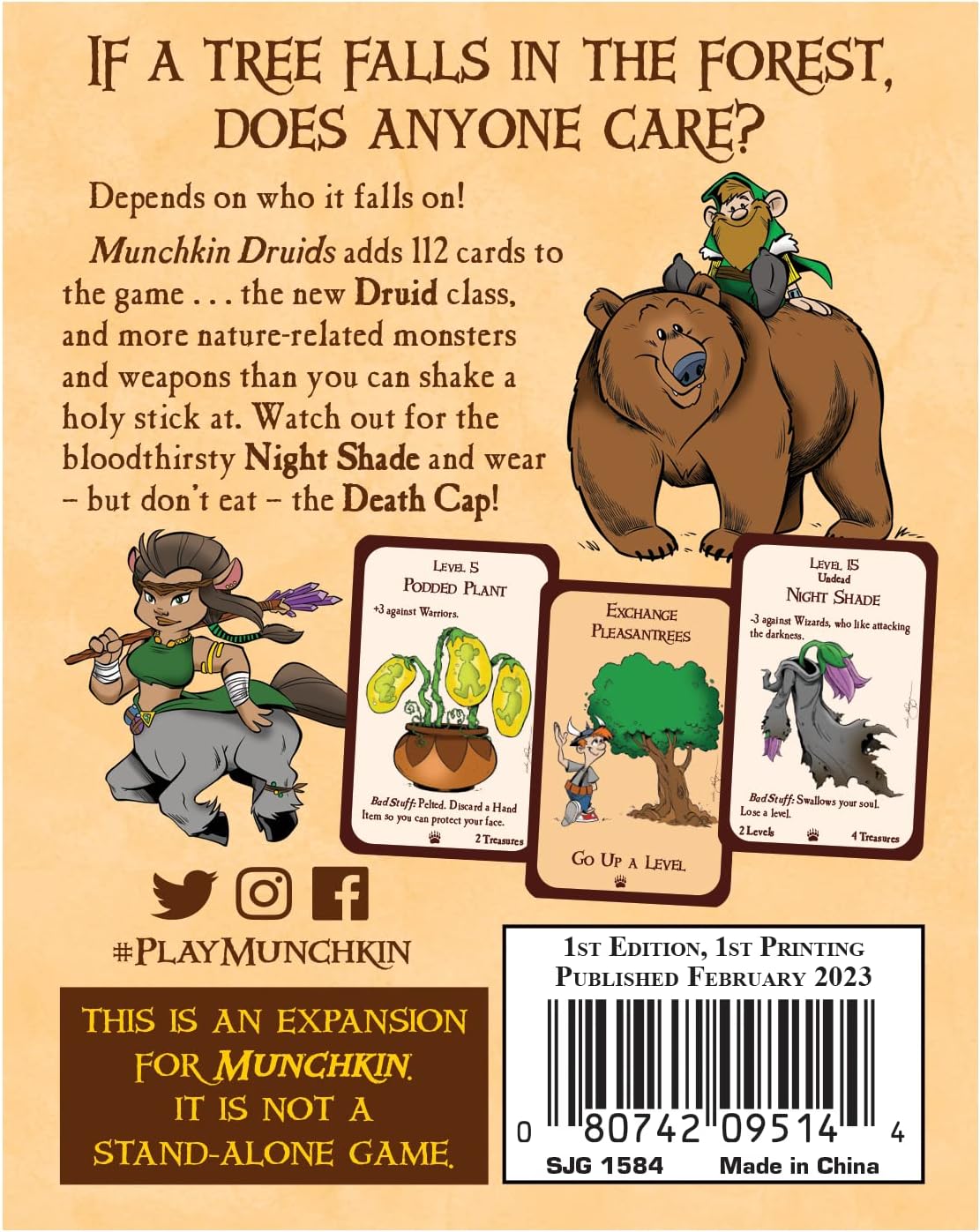 Steve Jackson Games Munchkin Druids