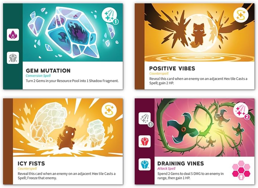 Unstable Games - Casting Shadows: The Ice Storm Expansion - Progettato per essere aggiunto al tuo gioco di carte Casting Shadows