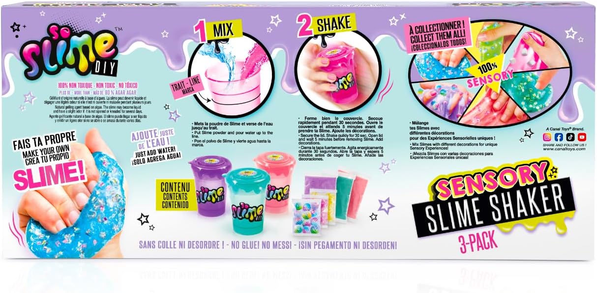 So Slime SSC 003 Shakers 3 Pack, Assorted Colours