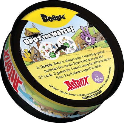 Asmodee | Dobble Asterix | Card Game | Ages 6+ | 2-8 Players | 15 Minutes Playing Time