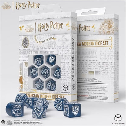 Harry Potter Ravenclaw Modern Dice Blue