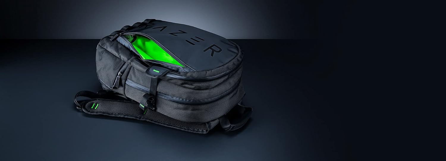 Razer Rogue V3 Backpack (15.6") - Compact Travel backpack (Compartment for Laptop up to 15 Inches, Abrasion Resistant) Black/Chroma Rogue V3 15.6 Inch Black/Chroma