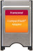 Transcend TS0MCF2PC PCMCIA ATA Adapter for CompactFlash Card - Silver/Black