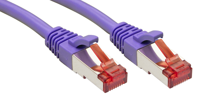 Lindy Cavo di rete S/FTP Cat.6, Viola 2m