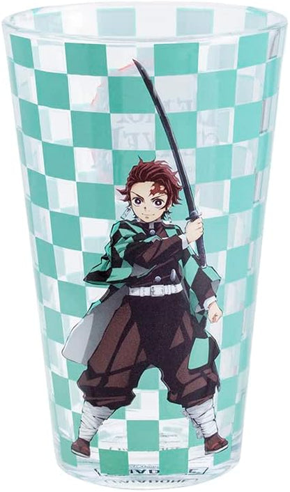 Paladone Demon Slayer Drinking Glass Officially Licensed Anime Demon Slayer Merch, Black