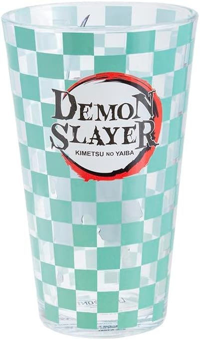 Paladone Demon Slayer Drinking Glass Officially Licensed Anime Demon Slayer Merch, Black