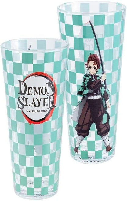 Paladone Demon Slayer Drinking Glass Officially Licensed Anime Demon Slayer Merch, Black