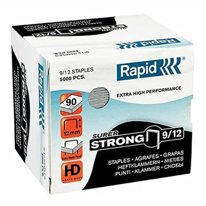 Rapid 9/12 Staples R9 and R49 12mm shank length  Pack of 5000 9/12