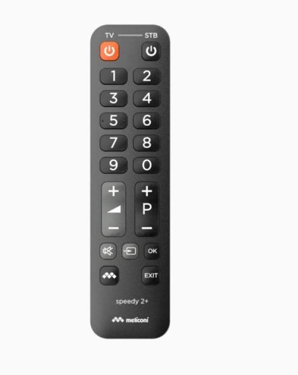 Televes 807026 Universal Remote Control 2 in 1 Simplified Black