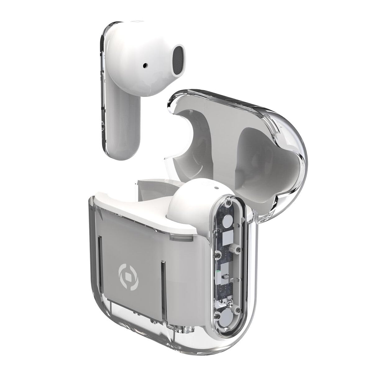 Celly White Wireless Headphones