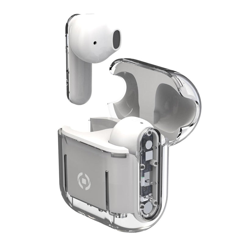 Celly White Wireless Headphones