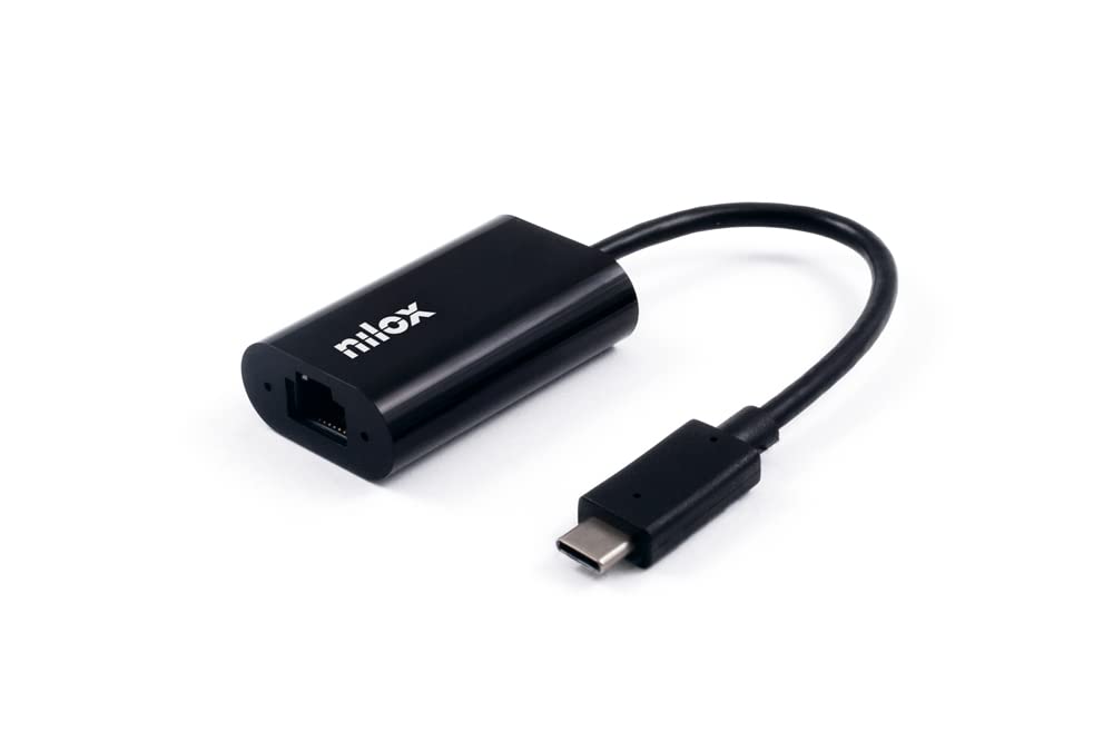 Nilox - Adapter cable type C to Ethernet male female