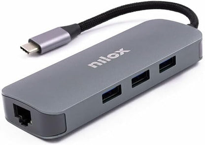 Docking Station NILOX Type C A 3X USB 3.0 1x HDMI 1x VGA 1x Type C 1x RJ45