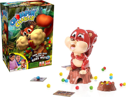 Chompin' Charlie: Feed Him Fast Before He Goes Nuts! | Kids Action Games | For 2-4 Players | Ages 4+