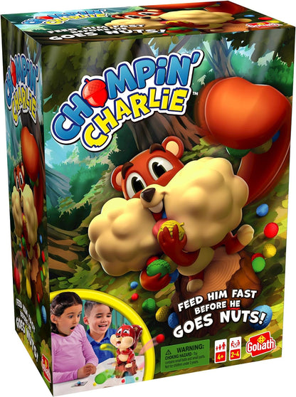 Chompin' Charlie: Feed Him Fast Before He Goes Nuts! | Kids Action Games | For 2-4 Players | Ages 4+