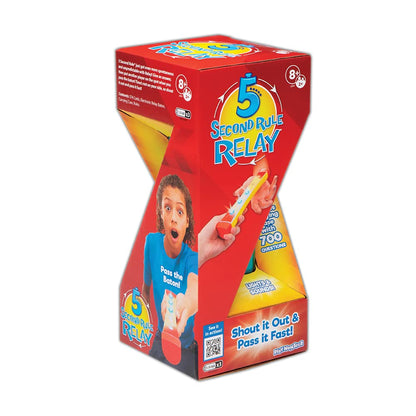 5 Second Rule Relay | Family Party Game | Electronic Relay Baton | Shout It Out & Pass It Fast! | For 2 or More Players| Age 8+