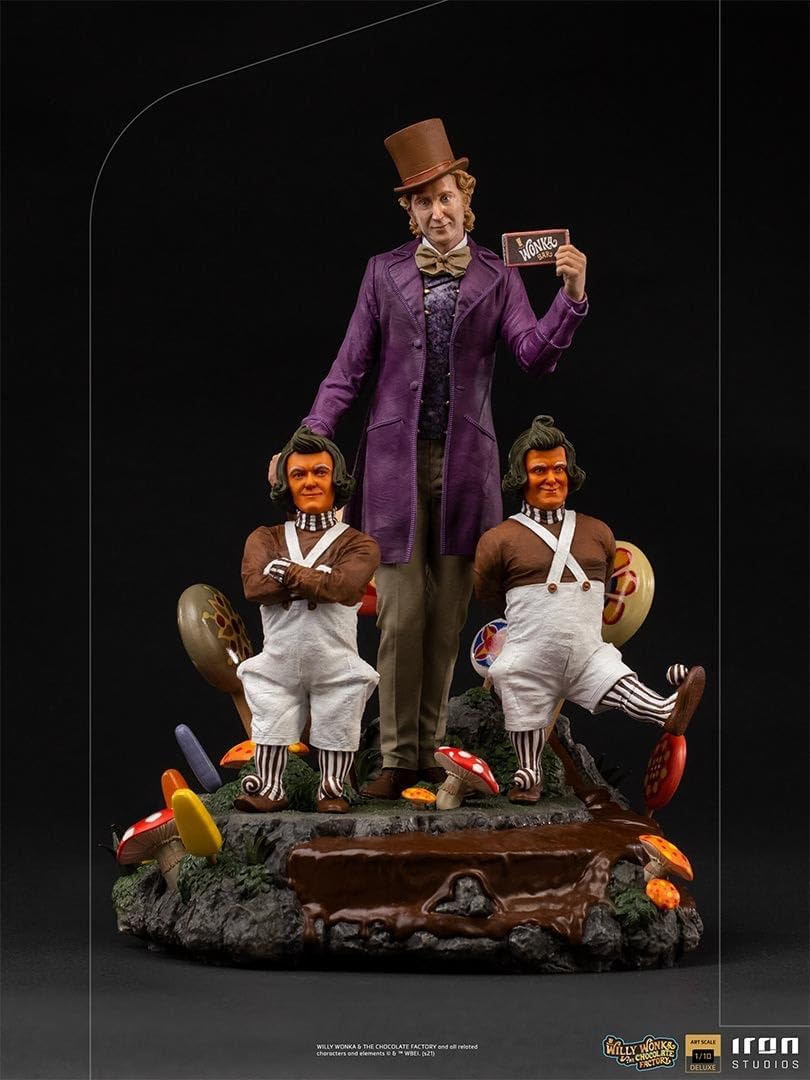 Iron Studios WONKA39721 Willy Wonka and the Chocolate Factory Figure, Multicolour