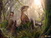 Iron Studios UNIVJP47221-10 1:10 Just The Two Raptors Deluxe Jurassic Park Figur Art Scale, Einfarbig, Mehrfarbig