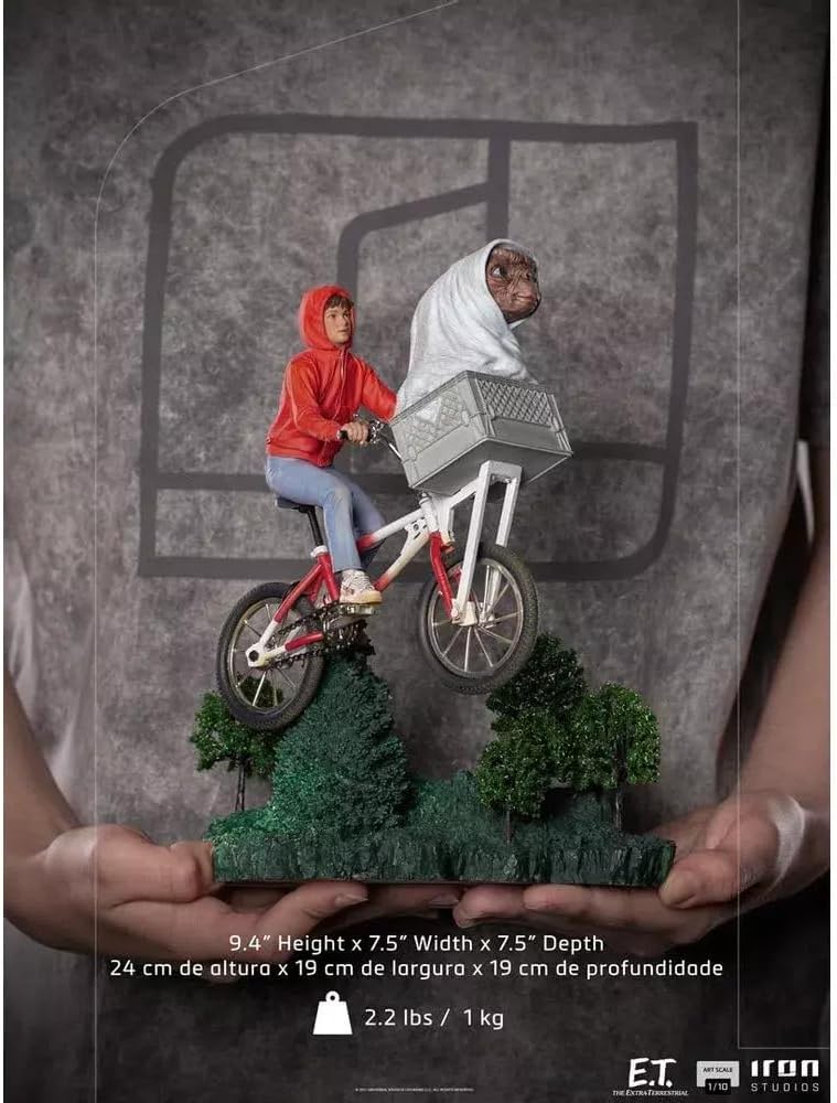 Iron Studios E.T. - E.T. & Elliot Art Scale Statue (1/10) (UNIVET47321-10