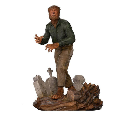 Iron Studios- Universal Monsters Wolf Man DLX 1/10 ST Estatuas, Multicolor, 1:10 (81034