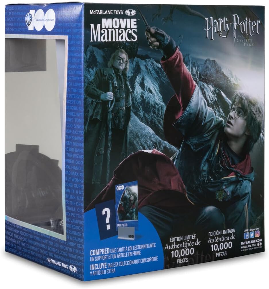 McFarlane Toys - Movie Maniacs 17,8 cm Posed - WB100 Wave 1 - Harry Potter (Harry Potter e il calice di fuoco)