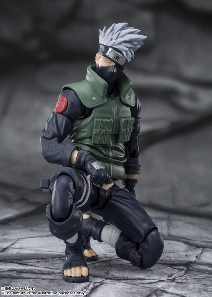 MERCHANDISING LICENCE Tamashii Nations - Naruto: Shippuden - Kakashi Hatake (The famed Sharingan Hero), Bandai Spirits S.H.Figuarts Modern Multicolor