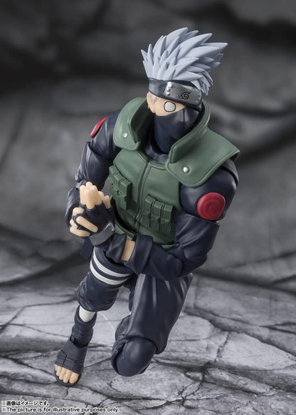 MERCHANDISING LICENCE Tamashii Nations - Naruto: Shippuden - Kakashi Hatake (The famed Sharingan Hero), Bandai Spirits S.H.Figuarts Modern Multicolor