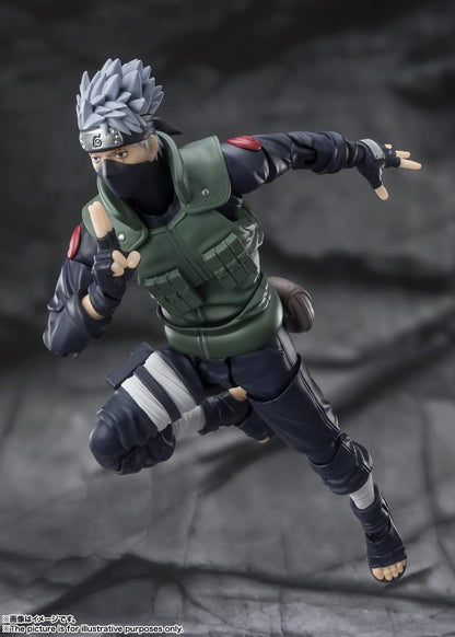 MERCHANDISING LICENCE Tamashii Nations - Naruto: Shippuden - Kakashi Hatake (The famed Sharingan Hero), Bandai Spirits S.H.Figuarts Modern Multicolor