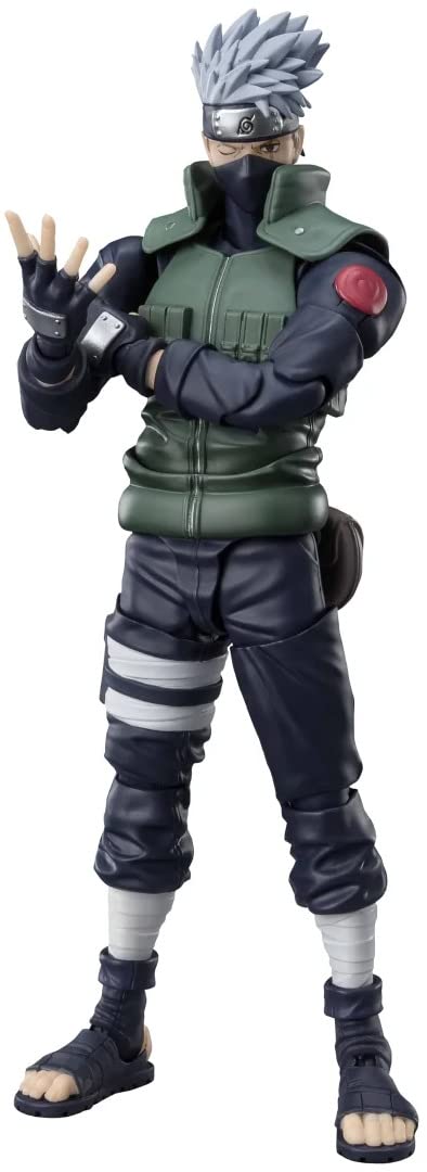 MERCHANDISING LICENCE Tamashii Nations - Naruto: Shippuden - Kakashi Hatake (The famed Sharingan Hero), Bandai Spirits S.H.Figuarts Modern Multicolor