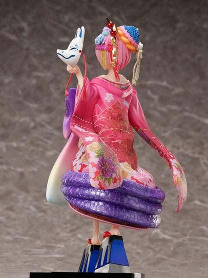 Furyu Re:Zero – Starting Life in Another World: Ram (Oiran Ver.) 1:7 Scale PVC Figure, Multicolor
