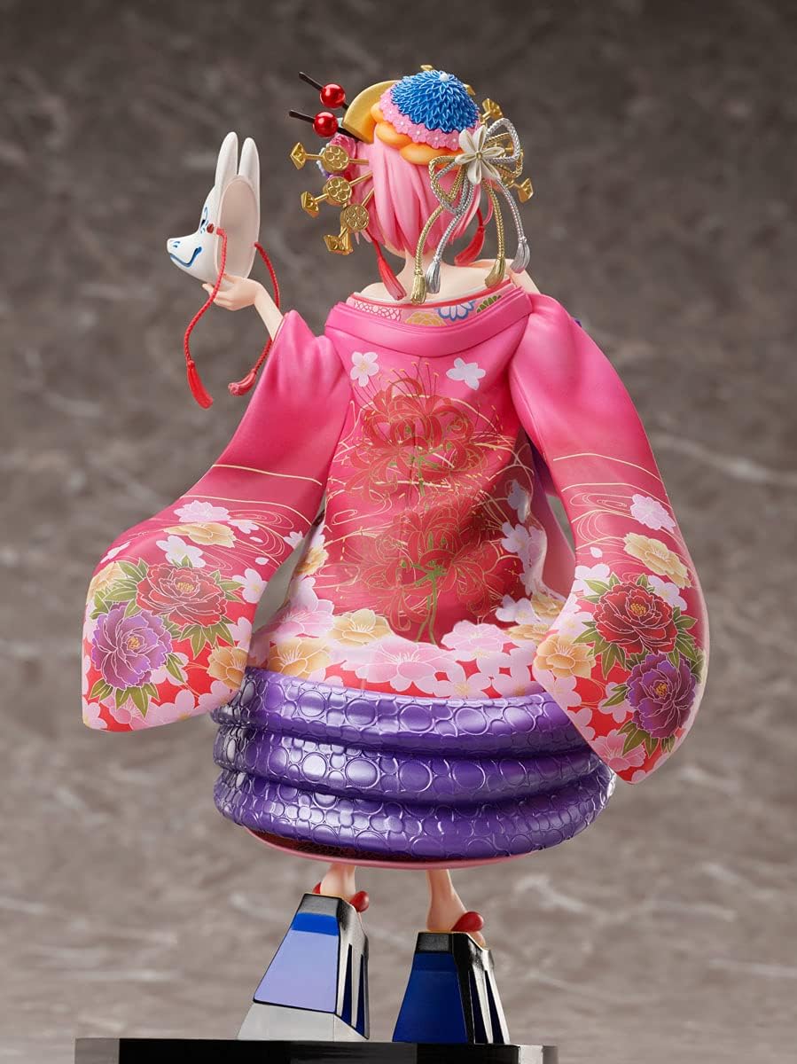 Furyu Re:Zero – Starting Life in Another World: Ram (Oiran Ver.) 1:7 Scale PVC Figure, Multicolor