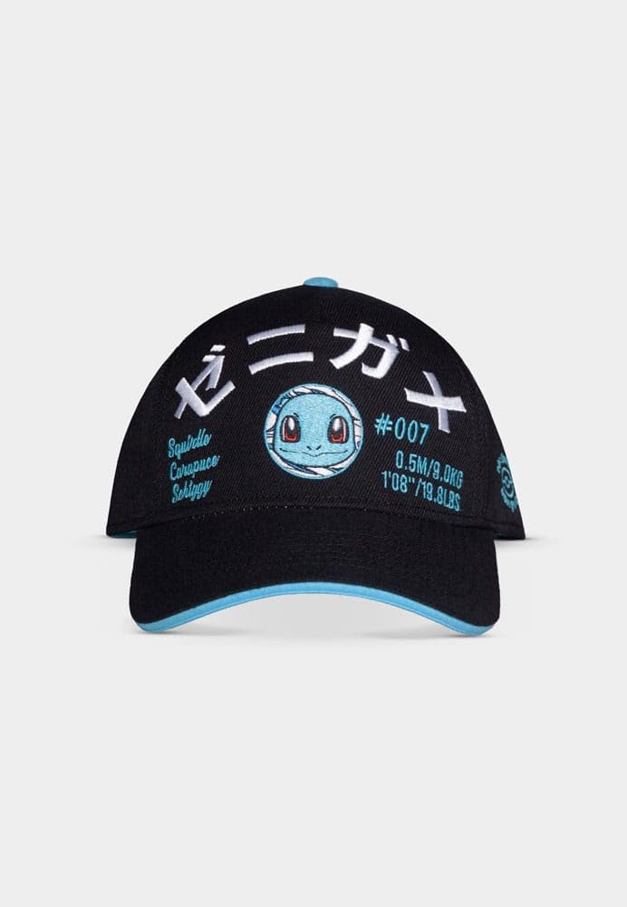 Pokémon Schiggy Männer Cap schwarz Fan-Merch, Gaming