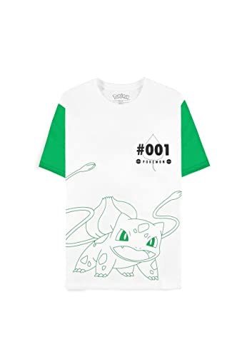 Difuzed Pokemon Bulbasaur Outline T Shirt