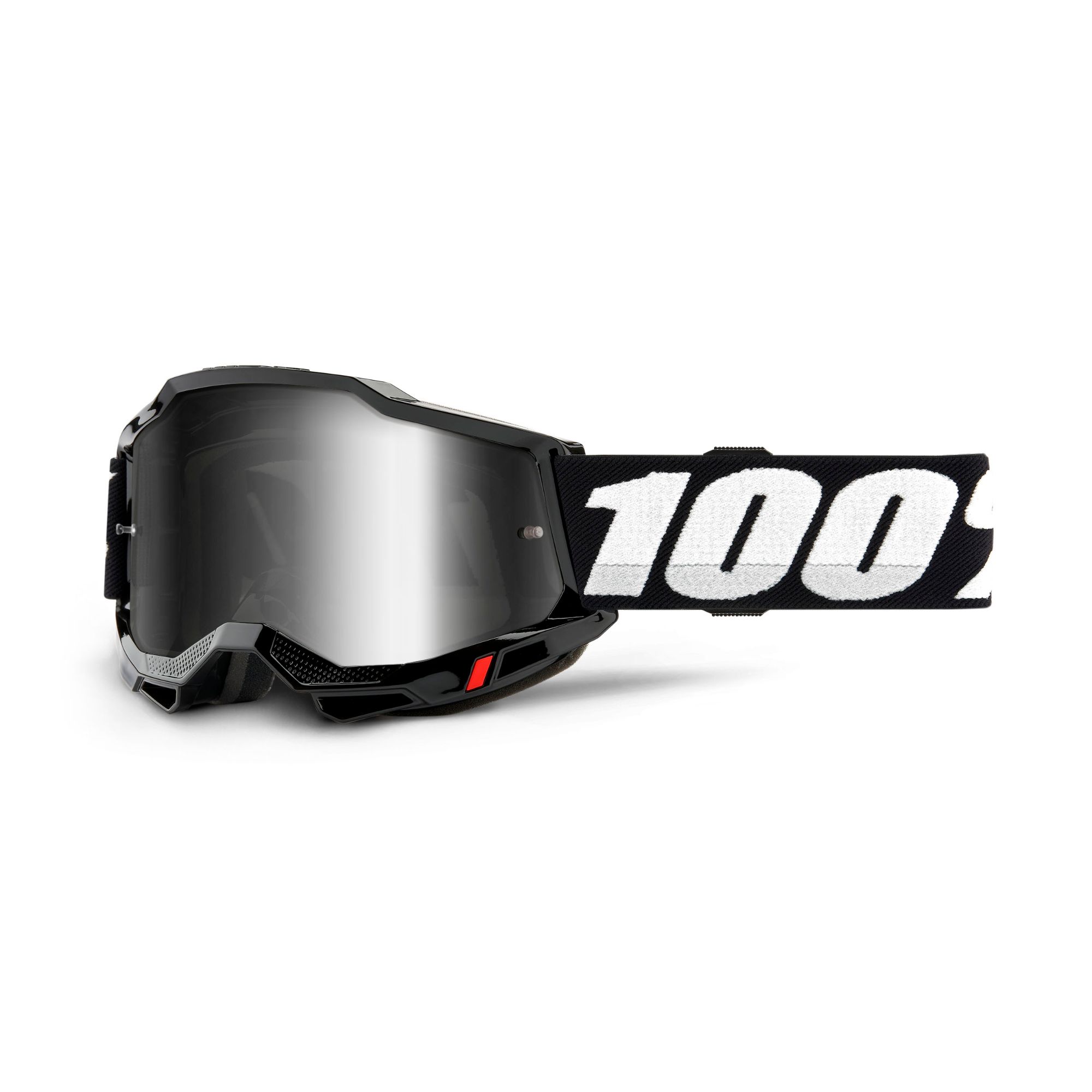 100% Accuri 2 Goggle Black / Silver Mirror Lens