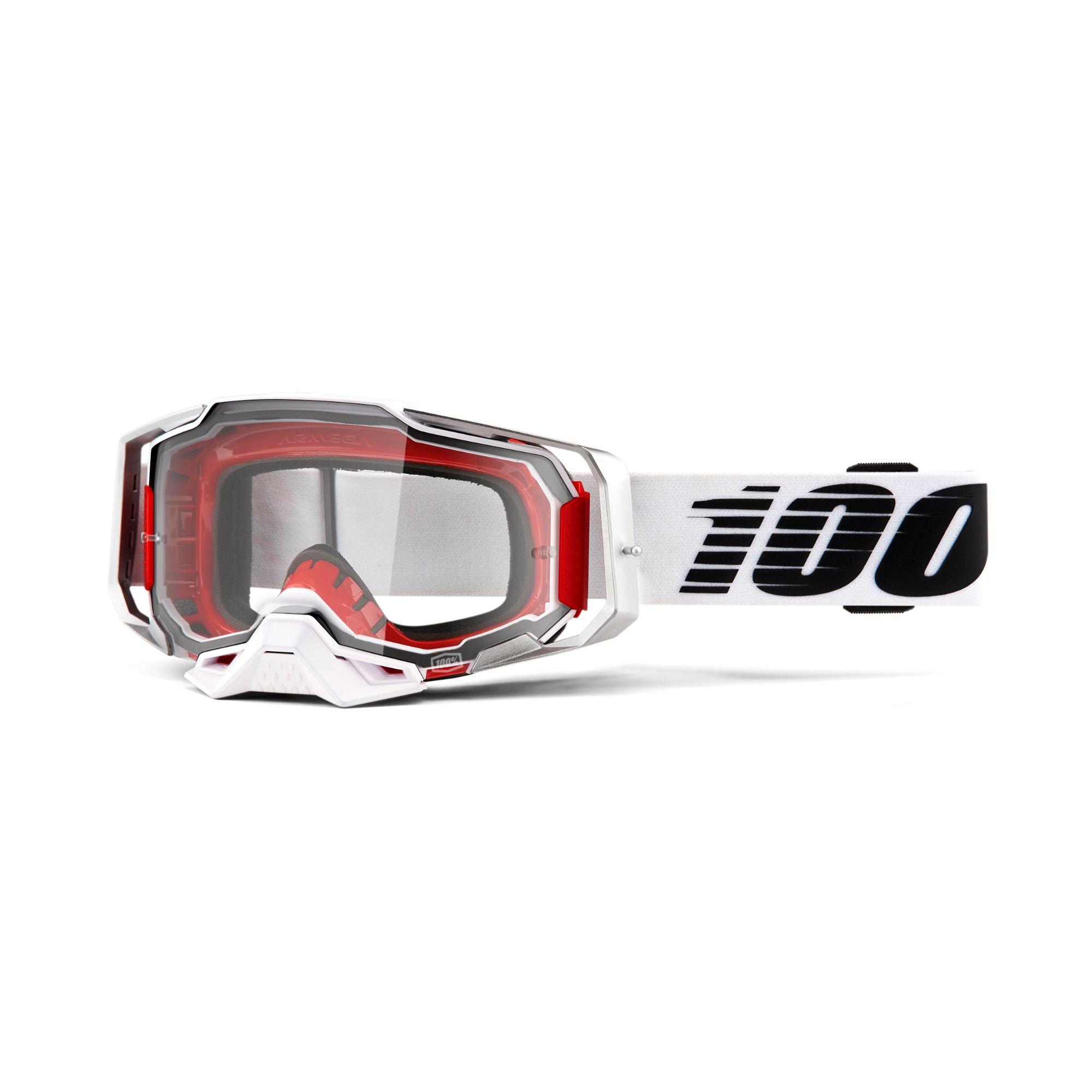 100% ARMEGA Premium Protective Sport Goggles with Ultra HD Lens & Nose Guard