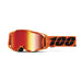 100% Armega Goggle CW2/ Mirror Red Lens
