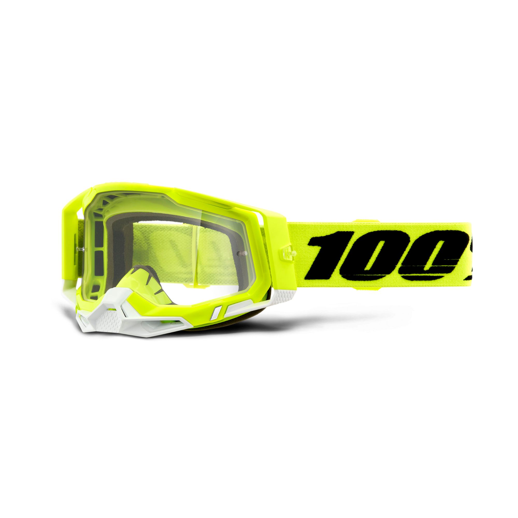 100% Racecraft 2 Goggle Yellow / Clear Lens