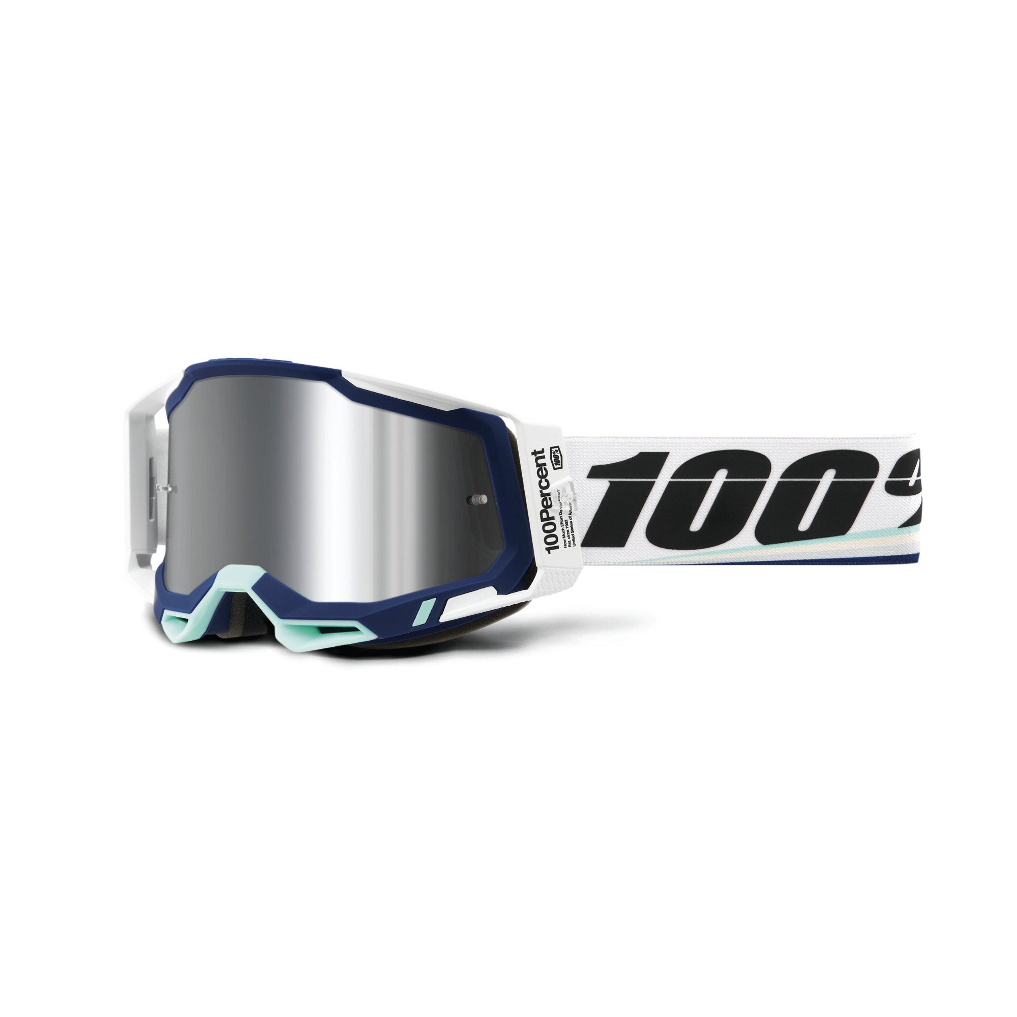 100% Racecraft 2 Goggle Arsham / Mirror Silver Flash Lens
